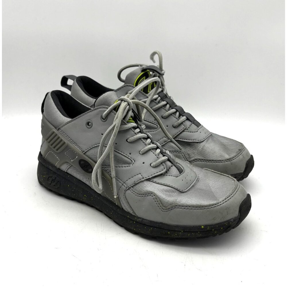 Heelys Gray Black Low Top Lace Up Roller Shoes Sneakers Skater Style Youth 6